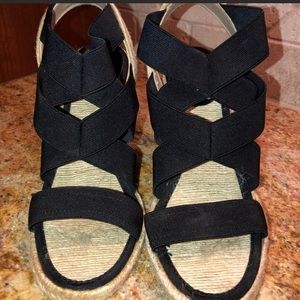 ISO- black Nine West espadrille